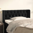 Vidaxl hoofdbord met randen 103x16x78 88 cm fluweel zwart