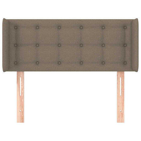 Vidaxl hoofdbord met randen 83x16x78 88 cm stof taupe