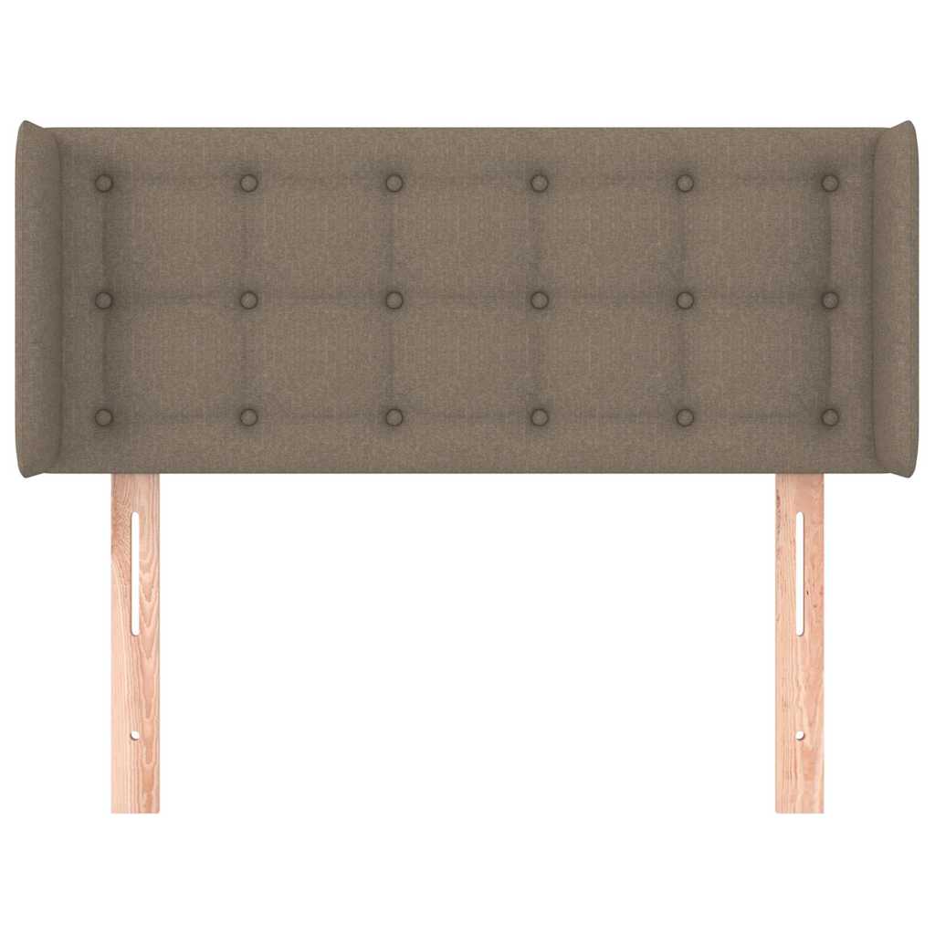 Vidaxl hoofdbord met randen 103x16x78 88 cm stof taupe