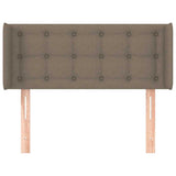 Vidaxl hoofdbord met randen 103x16x78 88 cm stof taupe