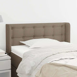 Vidaxl hoofdbord met randen 103x16x78 88 cm stof taupe