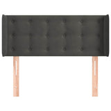 Vidaxl hoofdbord met randen 83x16x78 88 cm fluweel donkergrijs