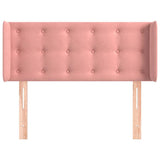 Vidaxl hoofdbord met randen 93x16x78 88 cm fluweel roze