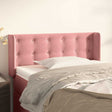 Vidaxl hoofdbord met randen 93x16x78 88 cm fluweel roze