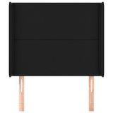 Vidaxl hoofdbord met randen 83x16x118 128 cm kunstleer zwart