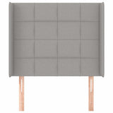 Vidaxl hoofdbord met randen 103x16x118 128 cm stof lichtgrijs