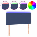 Vidaxl hoofdbord led 80x5x78 88 cm stof blauw