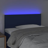 Vidaxl hoofdbord led 80x5x78 88 cm stof blauw