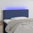 Vidaxl hoofdbord led 80x5x78 88 cm stof blauw