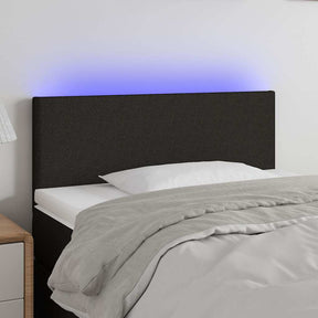 Vidaxl hoofdbord led 90x5x78 88 cm stof zwart
