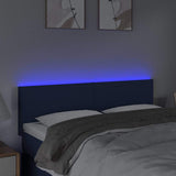 Vidaxl hoofdbord led 144x5x78 88 cm stof crèmekleurig