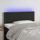 Vidaxl hoofdbord led 90x5x78 88 cm fluweel zwart