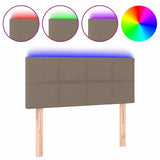 Vidaxl hoofdbord led 90x5x78 88 cm stof taupe