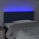 Vidaxl hoofdbord led 90x5x78 88 cm stof blauw