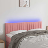 Vidaxl hoofdbord led 144x5x78 88 cm fluweel roze