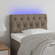Vidaxl hoofdbord led 80x7x78 88 cm stof taupe