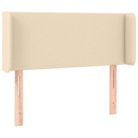 Vidaxl hoofdbord led 93x16x78 88 cm stof crèmekleurig