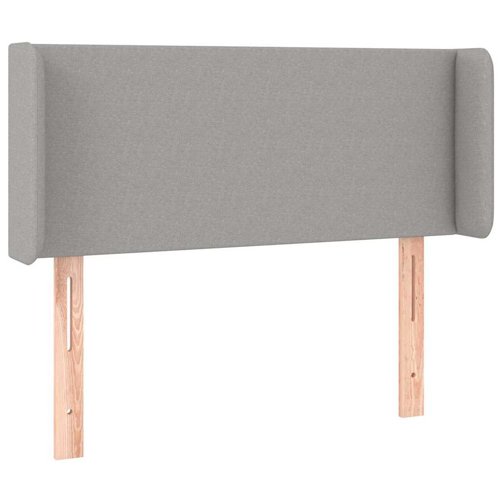 Vidaxl hoofdbord led 103x16x78 88 cm stof lichtgrijs