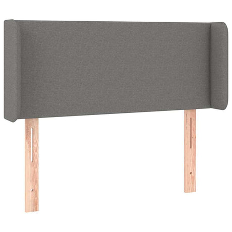 Vidaxl hoofdbord led 103x16x78 88 cm stof donkergrijs