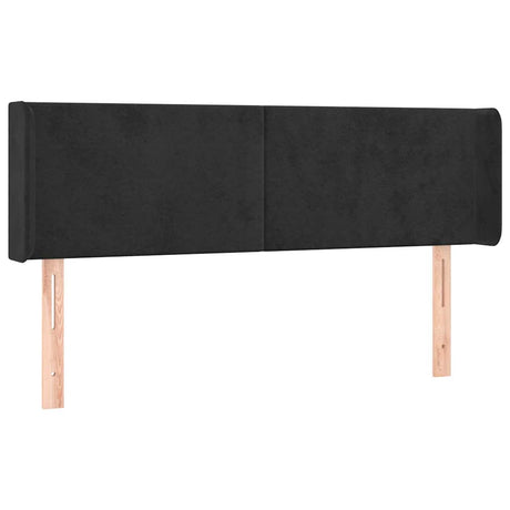 Vidaxl hoofdbord led 147x16x78 88 cm fluweel zwart