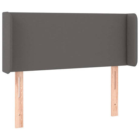 Vidaxl hoofdbord led 93x16x78 88 cm kunstleer grijs