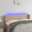 Vidaxl hoofdbord led 147x16x78 88 cm kunstleer cappuccinokleurig