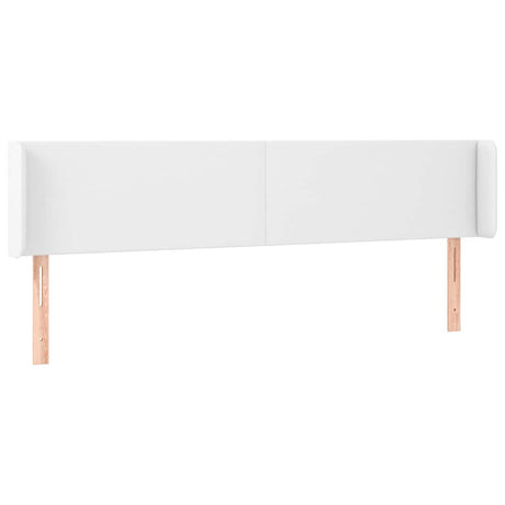 Vidaxl hoofdbord led 203x16x78 88 cm kunstleer wit