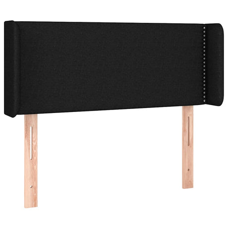 Vidaxl hoofdbord led 83x16x78 88 cm stof zwart