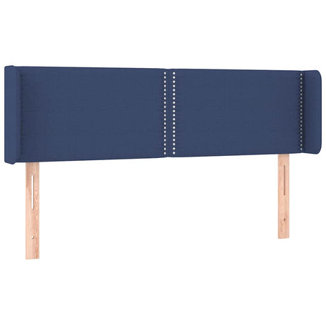 Vidaxl hoofdbord led 147x16x78 88 cm stof blauw