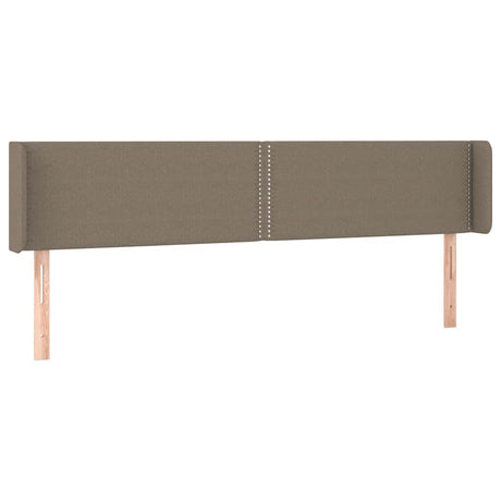 Vidaxl hoofdbord led 203x16x78 88 cm stof taupe