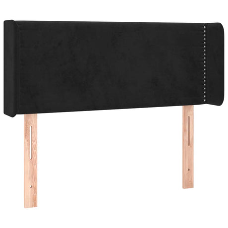 Vidaxl hoofdbord led 103x16x78 88 cm fluweel zwart