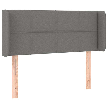 Vidaxl hoofdbord led 93x16x78 88 cm stof donkergrijs