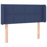 Vidaxl hoofdbord led 103x16x78 88 cm stof blauw