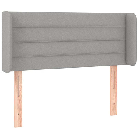 Vidaxl hoofdbord led 93x16x78 88 cm stof lichtgrijs