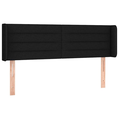Vidaxl hoofdbord led 147x16x78 88 cm stof zwart