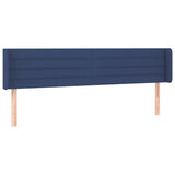 Vidaxl hoofdbord led 203x16x78 88 cm stof blauw