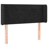 Vidaxl hoofdbord led 103x16x78 88 cm fluweel zwart