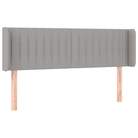 Vidaxl hoofdbord led 147x16x78 88 cm stof lichtgrijs