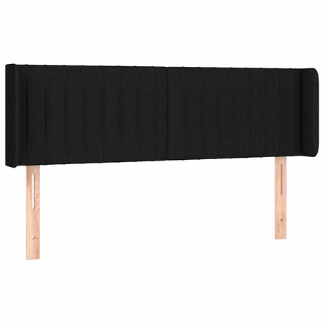 Vidaxl hoofdbord led 147x16x78 88 cm stof zwart