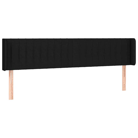 Vidaxl hoofdbord led 183x16x78 88 cm stof zwart