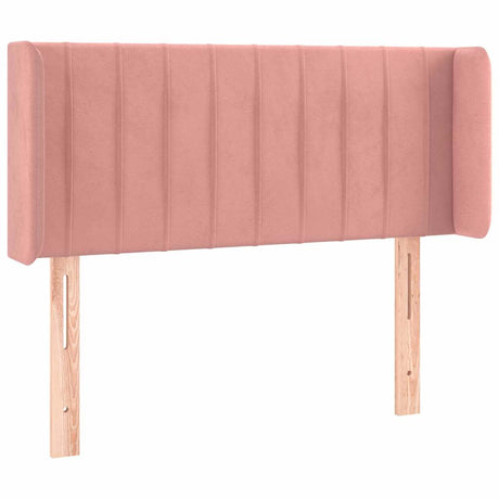 Vidaxl hoofdbord led 83x16x78 88 cm fluweel roze