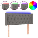 Vidaxl hoofdbord led 103x16x78 88 cm stof donkergrijs