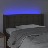 Vidaxl hoofdbord led 93x16x78 88 cm stof taupe