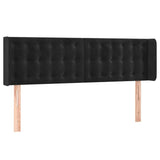 Vidaxl hoofdbord led 147x16x78 88 cm fluweel zwart