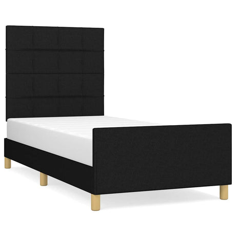 Vidaxl bedframe zonder matras 90x200 cm stof zwart