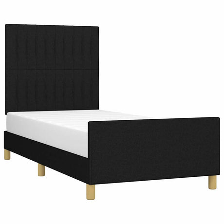 Vidaxl bedframe zonder matras 90x190 cm stof zwart