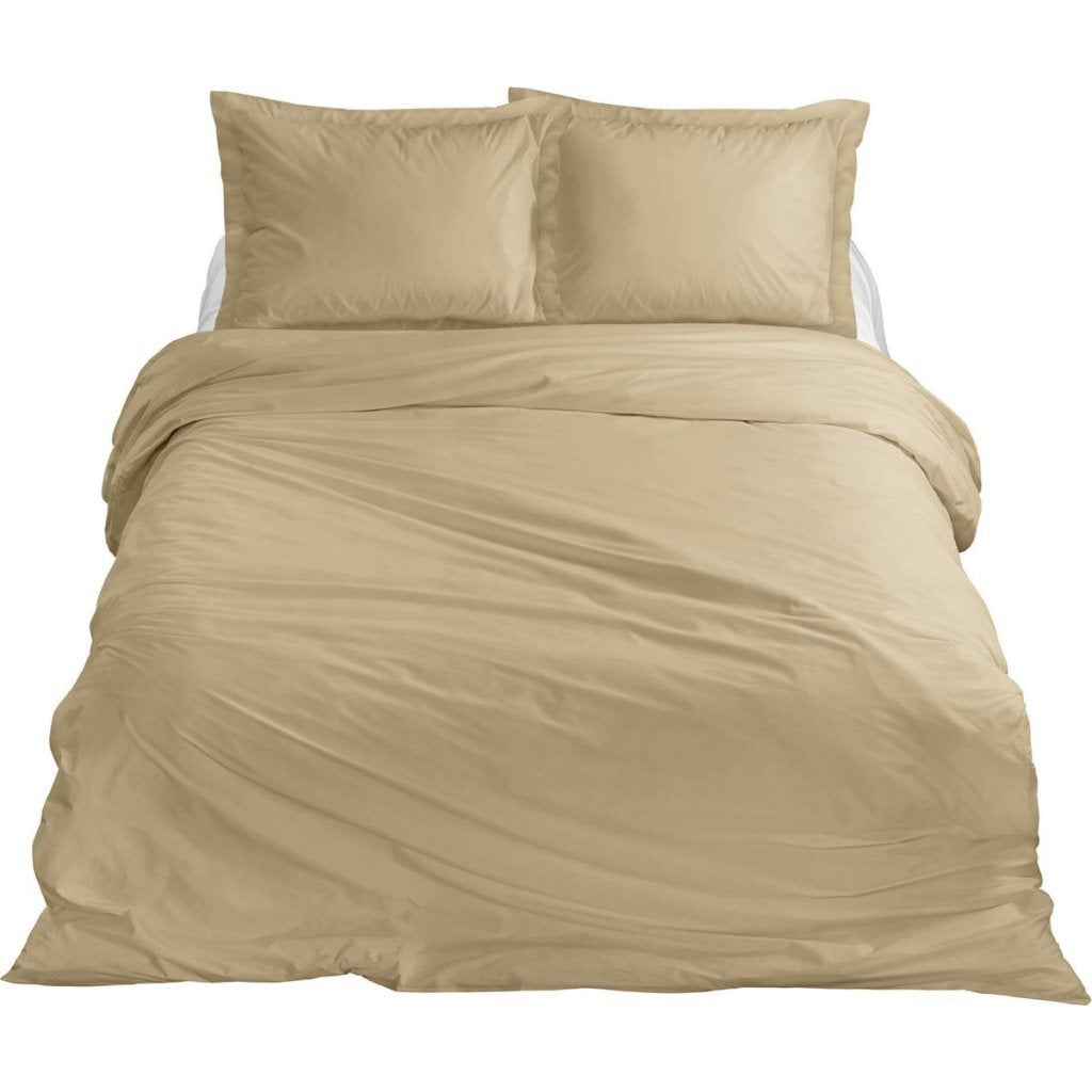 Ten Cate Baumwollsatin-Einzelbettbezug 140 x 200 220 cm Gold