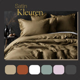 Ten Cate Baumwollsatin-Doppelbettbezug 240 x 200 220 cm Gold