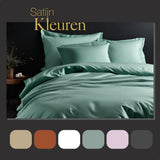 Ten Cate Baumwollsatin-Einzelbettbezug, 140 x 200, 220 cm, Mintgrün