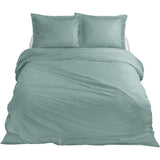 Ten Cate Baumwollsatin-Doppelbettbezug, 240 x 200, 220 cm, Mintgrün